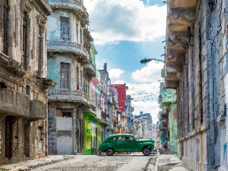 Calle en Santiago de Cuba