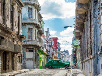 Calle de viaje a cuba