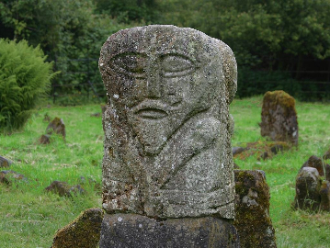 Escultura celta irlandesa
