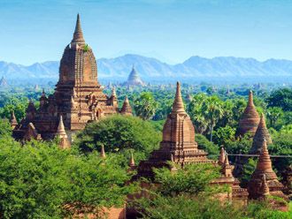 Imagen de pagoda en Bagan